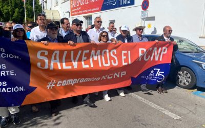 La Asociación Española de Clubes Náuticos presente en la manifestación de apoyo al Real Club Náutico de Palma