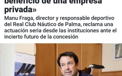 El director del Real Club Náutico de Palma, entrevistado en Ultima Hora