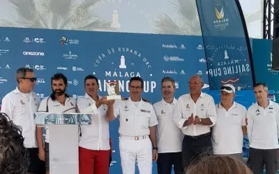 El “Elamar” del Real Club Mediterráneo, subcampeón de la Copa de España ORC 4-5 en la Málaga Sailing Cup 2025