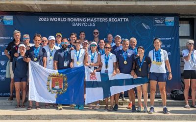 El Real Club de Regatas de Alicante, mejor club español en la World Rowing Regatta y noveno del mundo