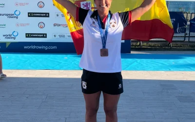 La remera del Real Club Mediterráneo Teresa Díaz consigue el Bronce en el Campeonato de Europa de Beach Sprint en Turquía