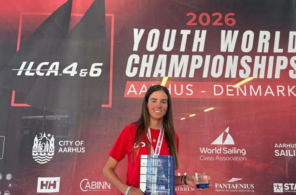 Blanca Ferrando, subcampeona del mundo de ILCA 4