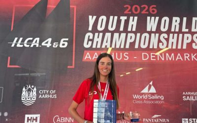 Blanca Ferrando, subcampeona del mundo de ILCA 4